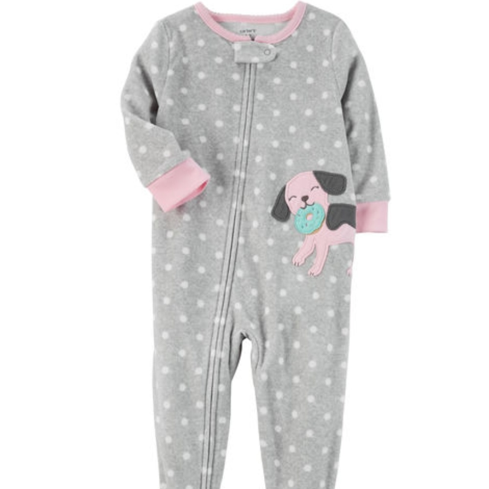 Kids Carter's 1-Piece Dog Fleece PJs Size 5T